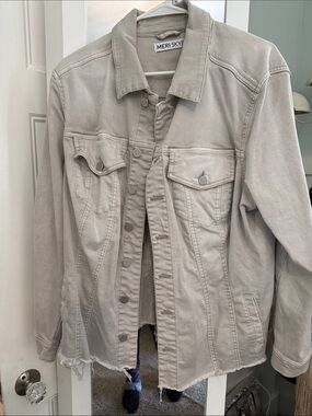 Meri Sky Beige Lightweight Shirt Jacket